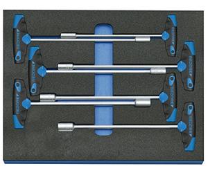 Juego de laves de vaso en módulo CT 2/4, 7 pzas