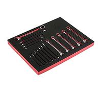 Juego de llaves combinadas en bandeja de foam 2/3 Fit&Go (17 piezas) - Ref: FF1F3010 - Unid: 1