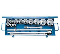 Gedore Jeu de clés à douille Gedore 3/4'' 16 pièces, hexagone 22-60 mm (32FMZ) Quantité:1
