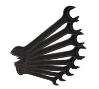 Juego de llaves fijas de dos bocas reforzadas, 8 pzs.