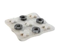 JUEGO DE MESA MARMOL 30X30X3 TRES EN RAYA NATURAL