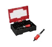 Juego De Puntas Destornillador Acero Cromo Vanadio Con Adaptador Rapido 32 Piezas