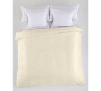 Juego de sábanas liso color azul claro - Cama de 160 (4 piezas) - 50% algodón / 50% poliéster - 144 hilos. Gramage: 115