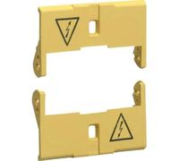 Juego de tapas cubrebornes precintables para Interruptor diferencial hager de 25 a 63A de 2 módulos