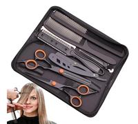 Juego de tijeraspara cortar cabello, tijerasprofesionales para salón, cortadora de peluquero, herramientas de aseo, cuchillas afiladas de acero inoxidable para peluquería, cuchilla de corte de estil
