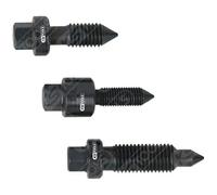 Juego de tornillos de tope para centrado de cremalleras, 3 pzs.