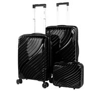 Juego Maletas - Juego De Maletas De Viaje - Juego Maletas De Viaje De Material Super Resistente. Set Maletas De Viaje Candado Con Combinación TSA Noir