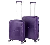 Juego Maletas - Juego De Maletas De Viaje - Juego Maletas De Viaje De Material Super Resistente. Set Maletas De Viaje Candado Con Combinación TSA Violet