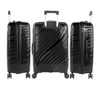 Juego Maletas - Juego De Maletas De Viaje - Juego Maletas De Viaje De Material Super Resistente. Set Maletas De Viaje Candado Con Combinación TSA Noir
