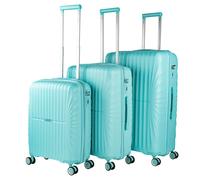 Juego Maletas - Juego De Maletas De Viaje - Juego Maletas De Viaje De Material Super Resistente. Set Maletas De Viaje Candado Con Combinación TSA Vert