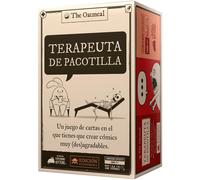 Exploding Kittens Thérapeute de Pacotille | Jeu de Cartes pour Adultes et Groupes d'amis | À partir de 17 Ans | De 3 à 8 Joueurs | 15 Minutes par Partie | Espagnol