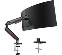 JUEN-Support De Bureau Pour Écrans De 4,4 À 10 Kg,Écrans Ultra Larges Jusqu'À 81,3 Cm,Mouvement Complet,Hauteur Réglable,Support De Moniteur Avec Pince C