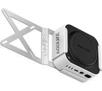 JUEN-Support En Alliage D'Aluminium Pour Mac Mini M4 Vesa,Mac Mini 2024,Mac Mini M4 Pro Vesa,Compatible Avec Distance De Trou 75 X 75 / 100 X 100 Mm-Bw-Max2