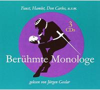 Jürgen Goslar – Faust, Hamlet, Don Carlos et autres – Monologues célèbres