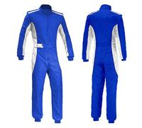 Jueshanzj Combinaison de course de kart en une pièce pour circuit, bleu 1, 4X-Large