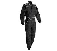 Jueshanzj Combinaison de karting en une pièce pour piste - Noir 8 XXL
