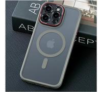 JUESHITUO pour Coque iPhone 15 Pro Max MagSafe (avec Protection Intégrée de la Caméra) [Aimants Puissants Top N56] Coque de Téléphone Anti-Rayures Mate pour iPhone 15 Pro Max Titane Naturale