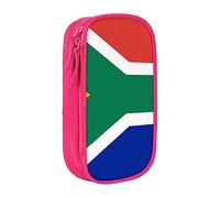 JUEXDEME Trousse pour fournitures scolaires et de bureau - Grande capacité - Drapeau de l'Afrique du Sud - Trousse à crayons de grande capacité pour étudiants - Pochette à crayons - Organiseur de