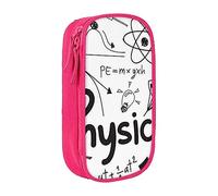 JUEXDEME Trousse pour fournitures scolaires et de bureau - Grande capacité - Impression physique - Trousse à crayons de grande capacité pour étudiants - Pochette à crayons - Organiseur de bureau avec
