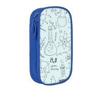JUEXDEME Trousse pour fournitures scolaires et de bureau, grande capacité, imprimé chimie, trousse à crayons de grande capacité pour étudiants, papeterie, boîte à crayons, organiseur de bureau avec