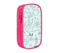JUEXDEME Trousse pour fournitures scolaires et de bureau, grande capacité, imprimé chimie, trousse à crayons de grande capacité pour étudiants, papeterie, boîte à crayons, organiseur de bureau avec