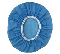 Jufjsfy 1Pcs de Douche ImperméAble Domestique, de Bain, Ensemble de Cheveux de de Douche éLastique pour HôTel (Bleu)