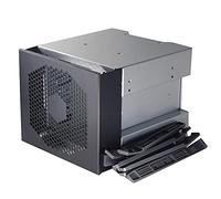 Jufjsfy Cage HDD Grande Capacité de 4 Baies, 5 Pouces, 3 Baies de Lecteurs Optiques pour Plateau de 3,5 Pouces