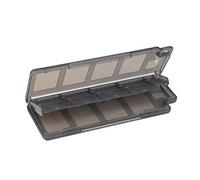 Jufjsfy Étui noir pour 8 cartes à et 2 cartes mémoire de, Noir