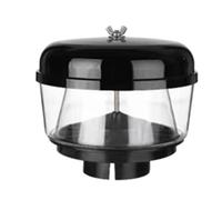 Jufjsfy Filtre à Cyclone Universel de 3.5 Pouces TêTe de Pré-Nettoyeur EntréE d' DéBit d' Ram Tasse de Sable