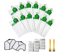 Jufjsfy Kit sac d'aspirateur Kobold compatible avec Kobold VK140 VK150-A