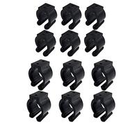 Jufjsfy Lot de 12 clips de rangement pour cannes à pêche - 2 et 6 pièces de chaque taille - pour maintenir votre barre