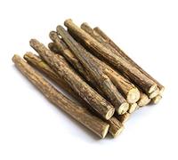 Jufjsfy Lot de 15 bâtonnets de vigne argentés naturels pour le nettoyage des dents de chat Matatabi