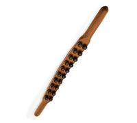 Jufjsfy Lot de 20 perles Guasha - Outil de massage en bois - Soulage les douleurs musculaires - méridienne pour l'arrière de la taille