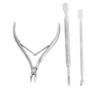 Jufjsfy Lot de 3 pinces à cuticules et coupe-cuticules