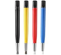 Jufjsfy Lot de 4 brosses pour enlever la rouille en fibre de verre et laiton - En nylon - Pour nettoyer les pièces de montre, Comme sur la photo.