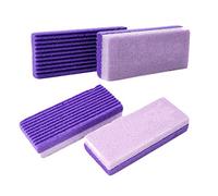 Jufjsfy Lot de 4 pierres ponces pour les pieds - Pédicure - Pour exfolier les callosités et les dures - Pour enlever la peau dure