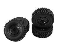 Jufjsfy Lot de 4 pneus en caoutchouc pour MN86 1/12 RC Car DIY Upgrade Accessoires de pièces de rechange