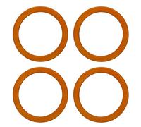 Jufjsfy Lot de 4 poignées rondes en bois pour à main et porte-monnaie