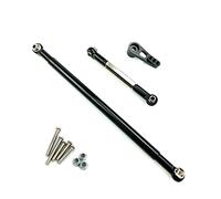 Jufjsfy Pour MN86S MN86 MN86KS MN86K MN G500 Upgrade Pièces de direction en métal Barre de connexion Barre de connexion 1/12 Noir
