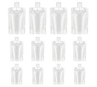 Jufjsfy Sac vide rechargeable pour lotion, shampooing et gel douche (30 ml/50 ml/100 ml)