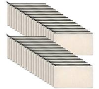 Jufjsfy Trousse à crayons en toile vierge - Trousse à crayons - Trousse à crayons - Trousse à crayons DIY - Trousse de maquillage, Crème