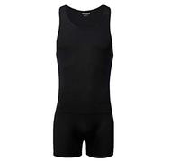 Juflam Hommes Lutte Singlet Le Maillot de Corps Vêtements de Sport Suspensoir sous-vêtements Débardeur de Lutte pour Homme (Noir -wh70, XL)