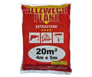 Jufol 10231 Bâche de protection Renforcée Intérieur / Extérieur 4 x 5 m (Import Allemagne)