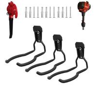 Juformin crochets muraux pour désherbeur, porte-outils électriques pour mur de garage, crochets utilitaires pour outils de garage et rangement, 3