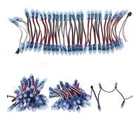 JUFUM 500 pcs 12mm WS2811 Full Color LED Pixel Light Module DC5V IP68 Étanche RGB 2811 1903 IC LED Lumière de Noël