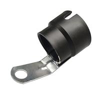 JUFUM Support de prise de remorque pour remorque - Adaptateur de prise de remorque 7 broches/13 broches - Pour remorque de camping-car UTV Noir
