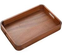 JUGALIADC Plateaux De Service Modernes Plateaux en Bois Plateau Alimentaire Vintage Rectangulaire Bureau Plateau De Stockage De Collations Aux Fruits Cuisine Decoratif Plateau