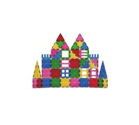 JUGATOYS - Jeu de construction pour enfants château avec 50 pièces - Créez des forteresses, des tours et des scénarios fantastiques - Jouet éducatif et créatif pour garçons et filles à partir de 3 ans