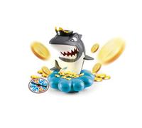 JUGATOYS - Jeu de société pour Enfant Requin Pirate - Obtenez l'or sans réveiller Le Requin - avec Roulette et 36 pièces - Jouet d'action et Reflets pour garçons et Filles à partir de 3 Ans