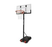 JugaToys Panier de Basket-Ball extérieur - Base à roulettes Portable - avec Ballon et Pompe - Hauteur réglable Maximum 236 cm - Structure résistante - Jeu extérieur pour Enfants à partir de 3 Ans